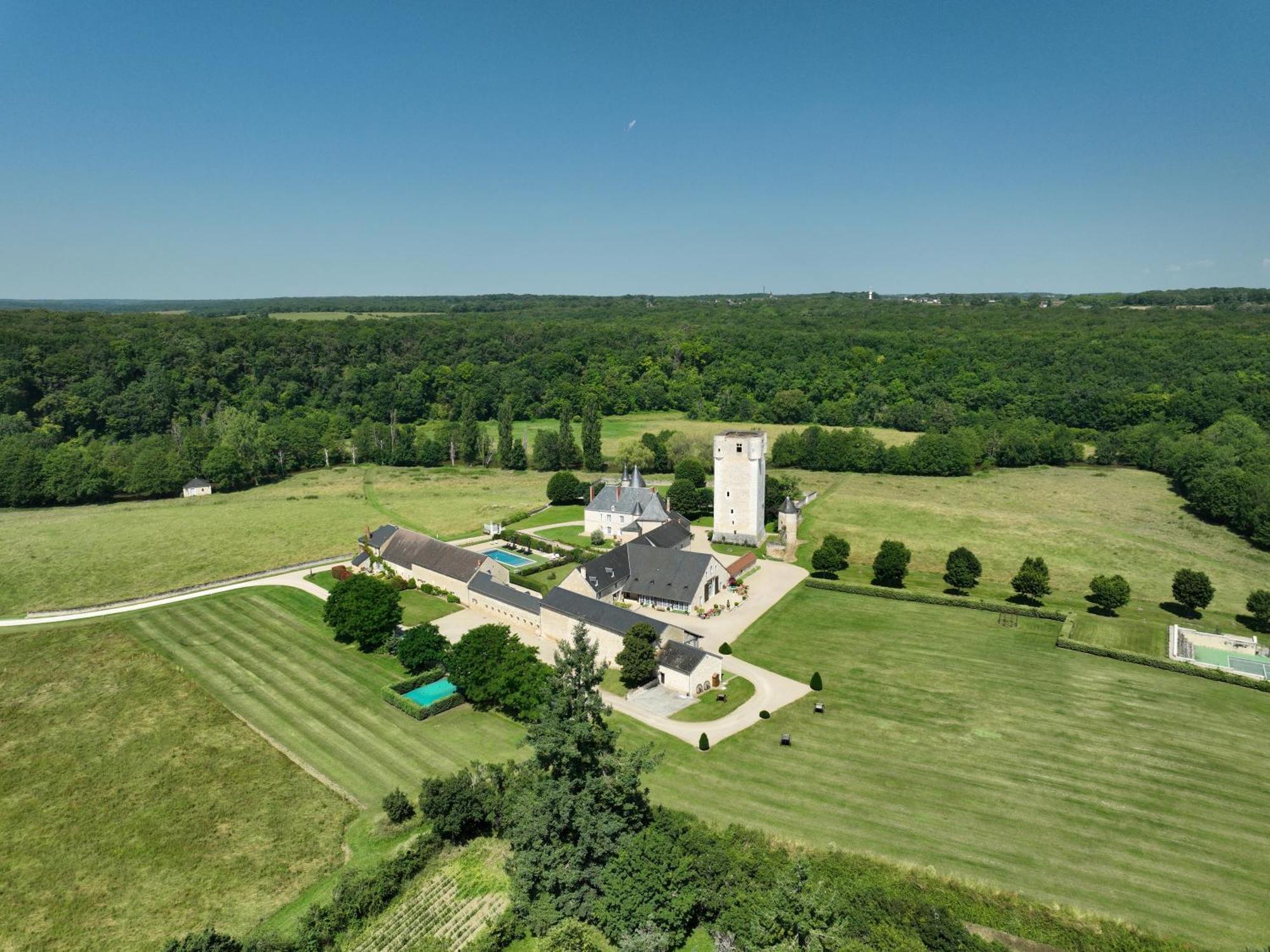 Château de Mazières Tendu Exterior foto