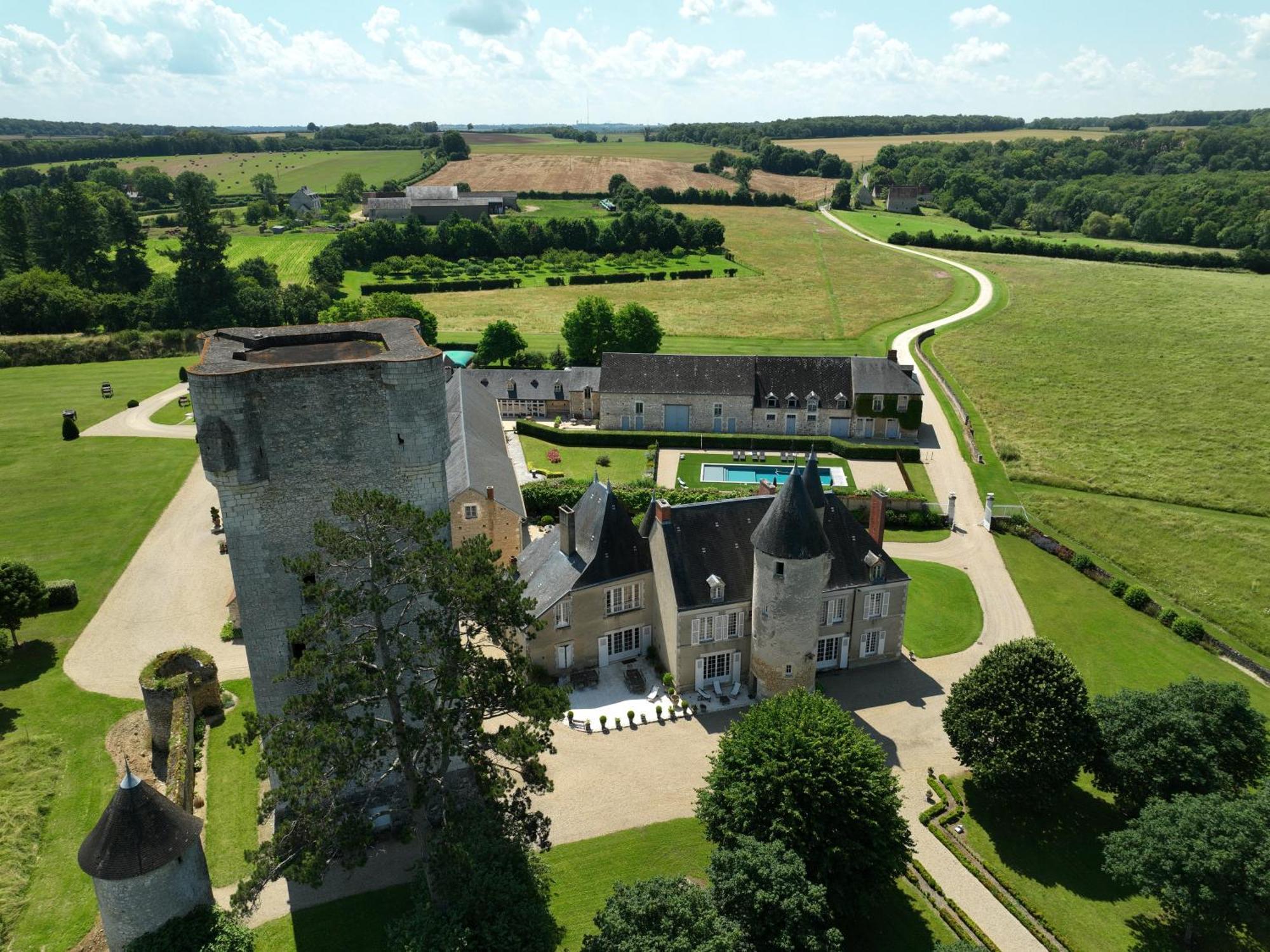 Château de Mazières Tendu Exterior foto