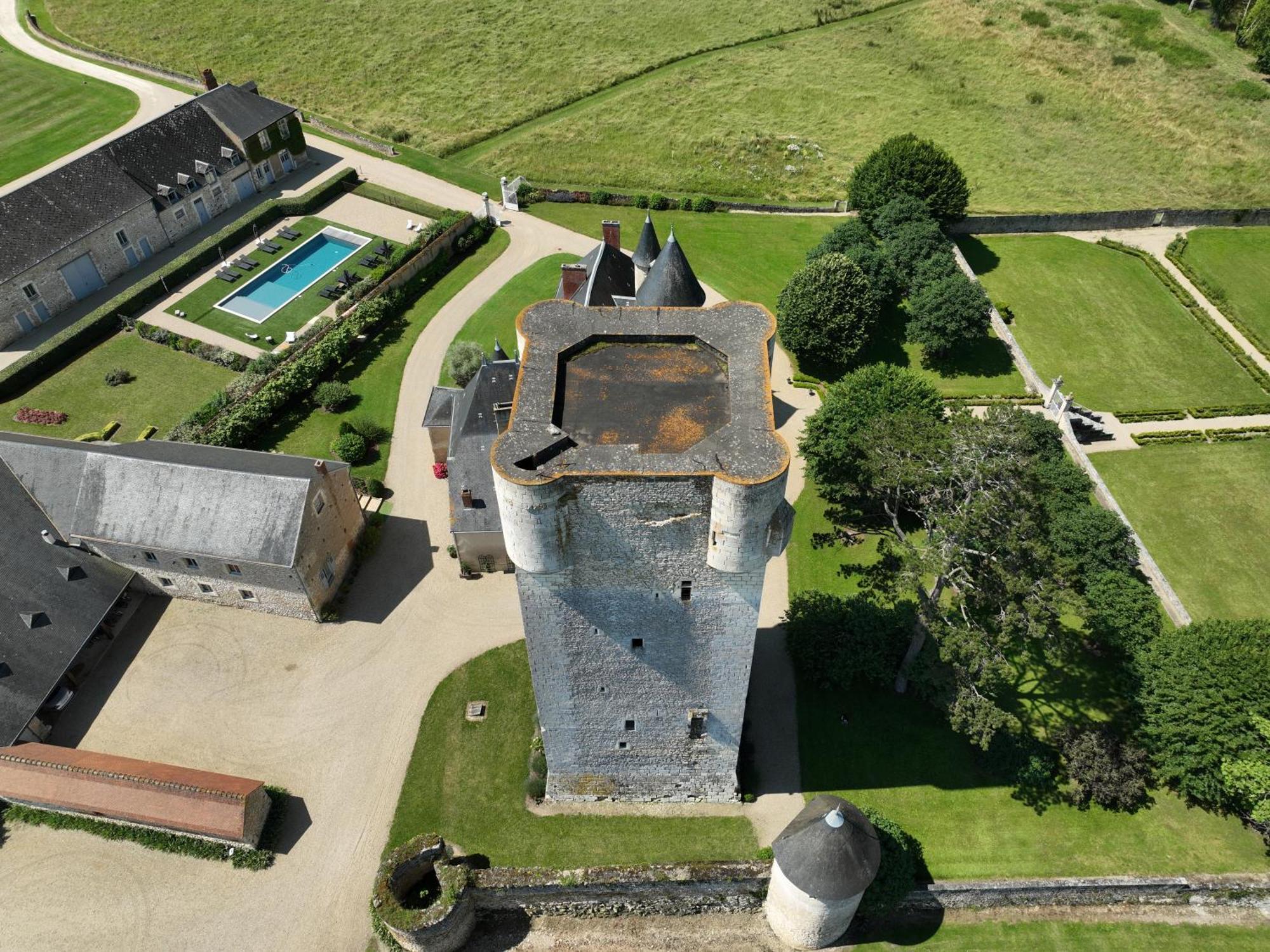Château de Mazières Tendu Exterior foto